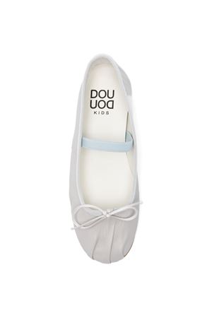 bow-detail ballerinas DOUUOD KIDS | BAL579GRIGIOPERLA